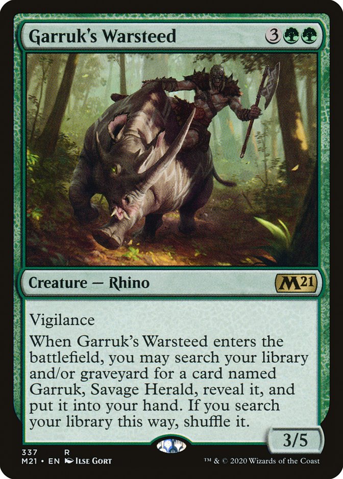 Garruk's Warsteed [Core Set 2021] | Anubis Games and Hobby