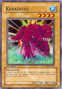 Kabazauls [Structure Deck: Dinosaur's Rage] [SD09-EN002] | Anubis Games and Hobby