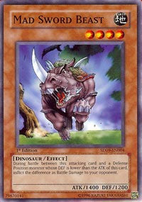 Mad Sword Beast [Structure Deck: Dinosaur's Rage] [SD09-EN004] | Anubis Games and Hobby