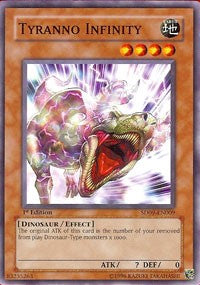 Tyranno Infinity [Structure Deck: Dinosaur's Rage] [SD09-EN009] | Anubis Games and Hobby