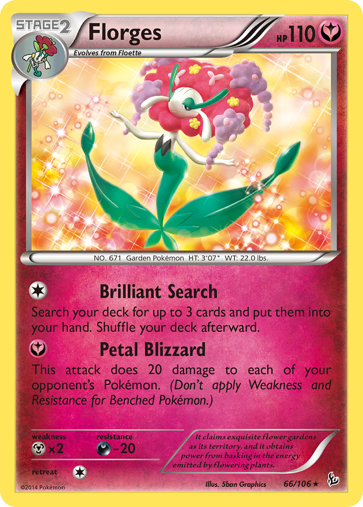 Florges (66/106) [XY: Flashfire] | Anubis Games and Hobby