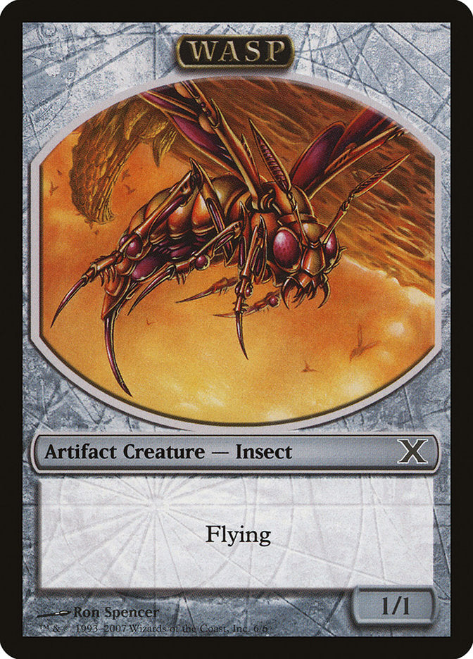 Wasp Token [Tenth Edition Tokens] | Anubis Games and Hobby