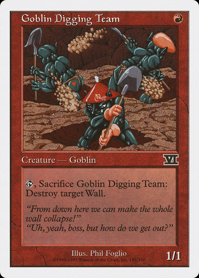 Goblin Digging Team [Classic Sixth Edition] | Anubis Games and Hobby