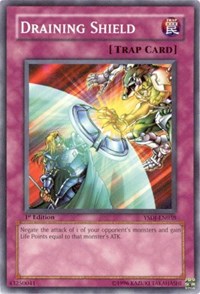 Draining Shield [Starter Deck: Jaden Yuki] [YSDJ-EN038] | Anubis Games and Hobby