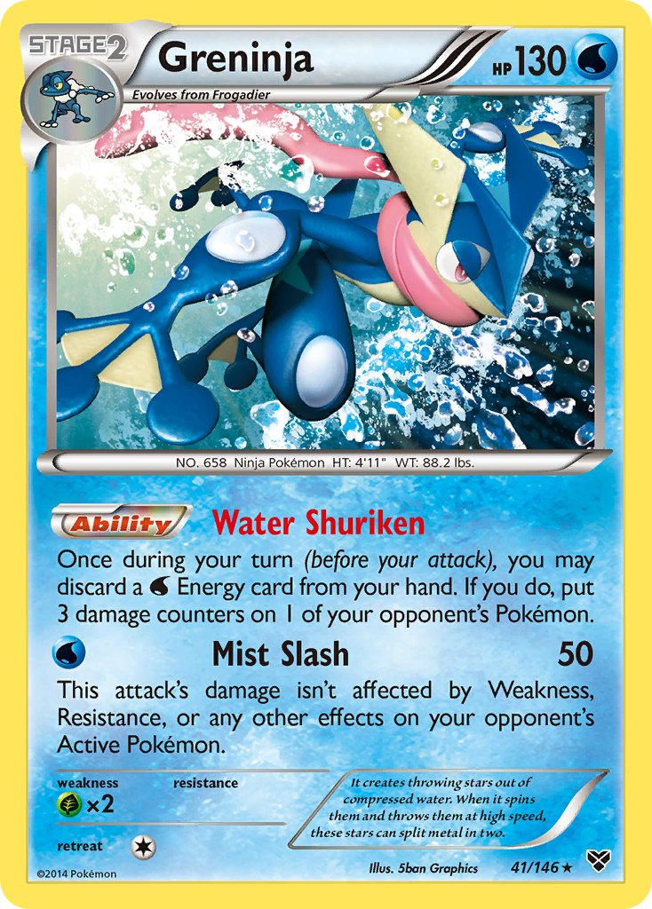 Greninja (41/146) (Cosmos Holo) (Blister Exclusive) [XY: Base Set] | Anubis Games and Hobby