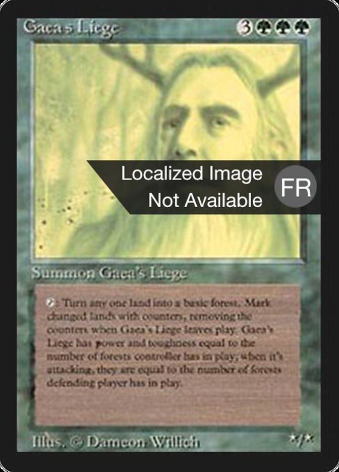 Gaea's Liege [Foreign Black Border] | Anubis Games and Hobby