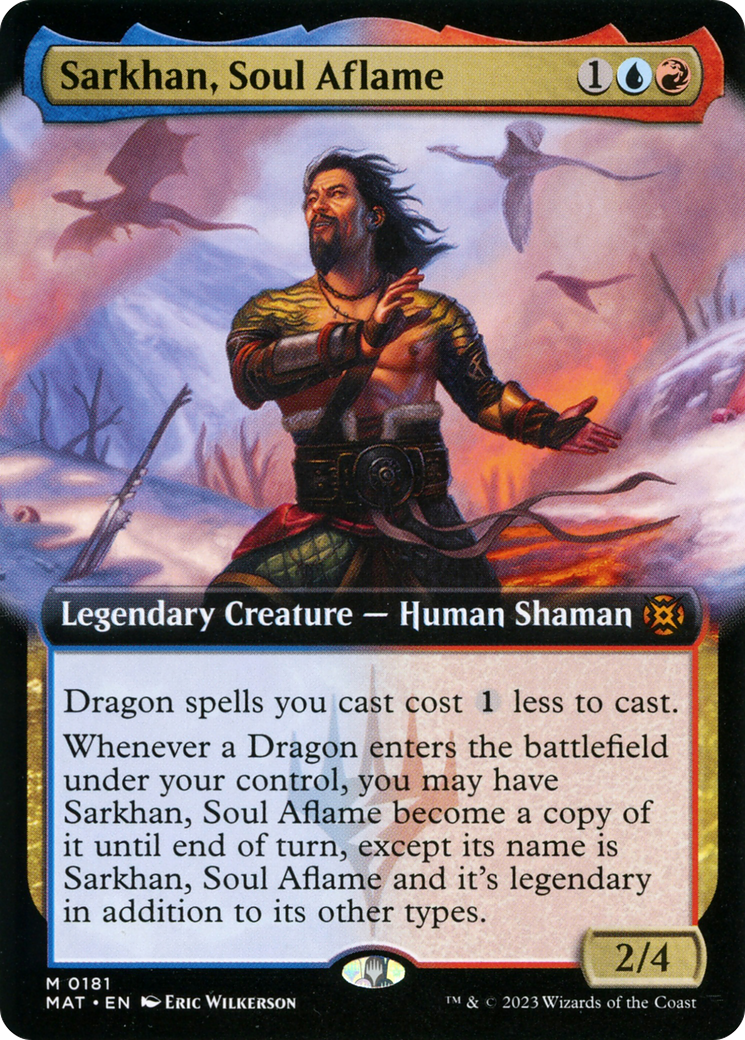 Sarkhan, Soul Aflame (Extended Art) [March of the Machine: The Aftermath] | Anubis Games and Hobby