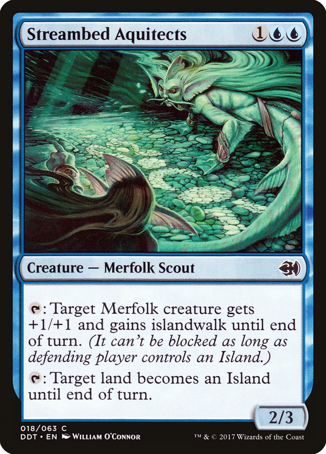 Streambed Aquitects [Duel Decks: Merfolk vs. Goblins] | Anubis Games and Hobby