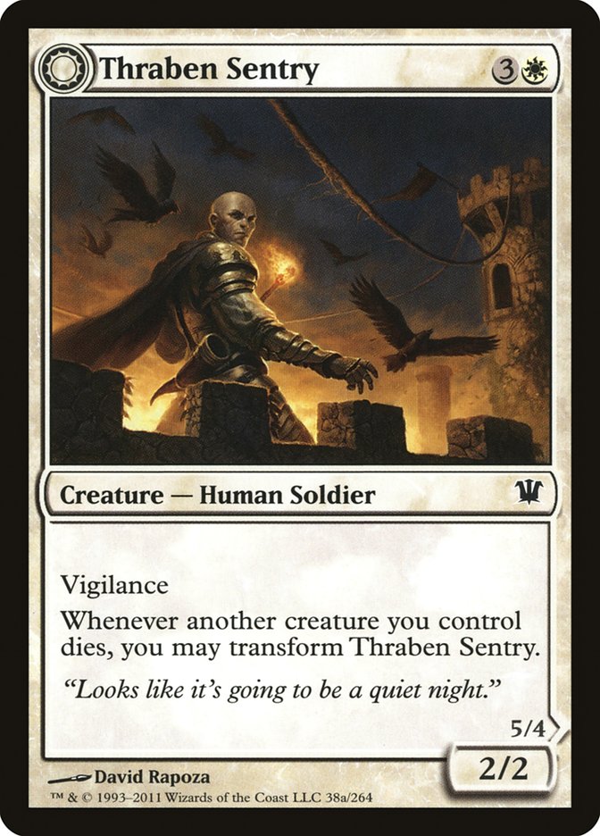 Thraben Sentry // Thraben Militia [Innistrad] | Anubis Games and Hobby