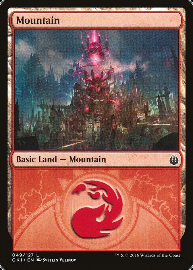 Mountain (49) [Guilds of Ravnica Guild Kit] | Anubis Games and Hobby