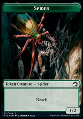 Clue // Spider Double-Sided Token [Innistrad: Midnight Hunt Tokens] | Anubis Games and Hobby