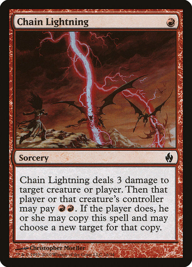 Chain Lightning [Premium Deck Series: Fire and Lightning] | Anubis Games and Hobby