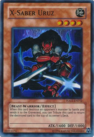 X-Saber Uruz [HA01-EN012] Super Rare | Anubis Games and Hobby