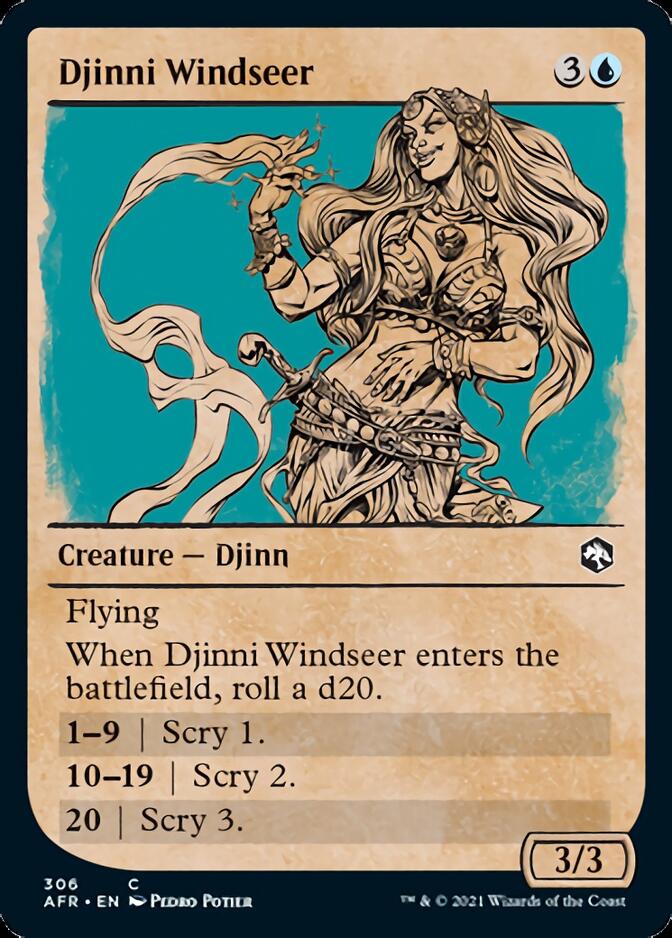 Djinni Windseer (Showcase) [Dungeons & Dragons: Adventures in the Forgotten Realms] | Anubis Games and Hobby