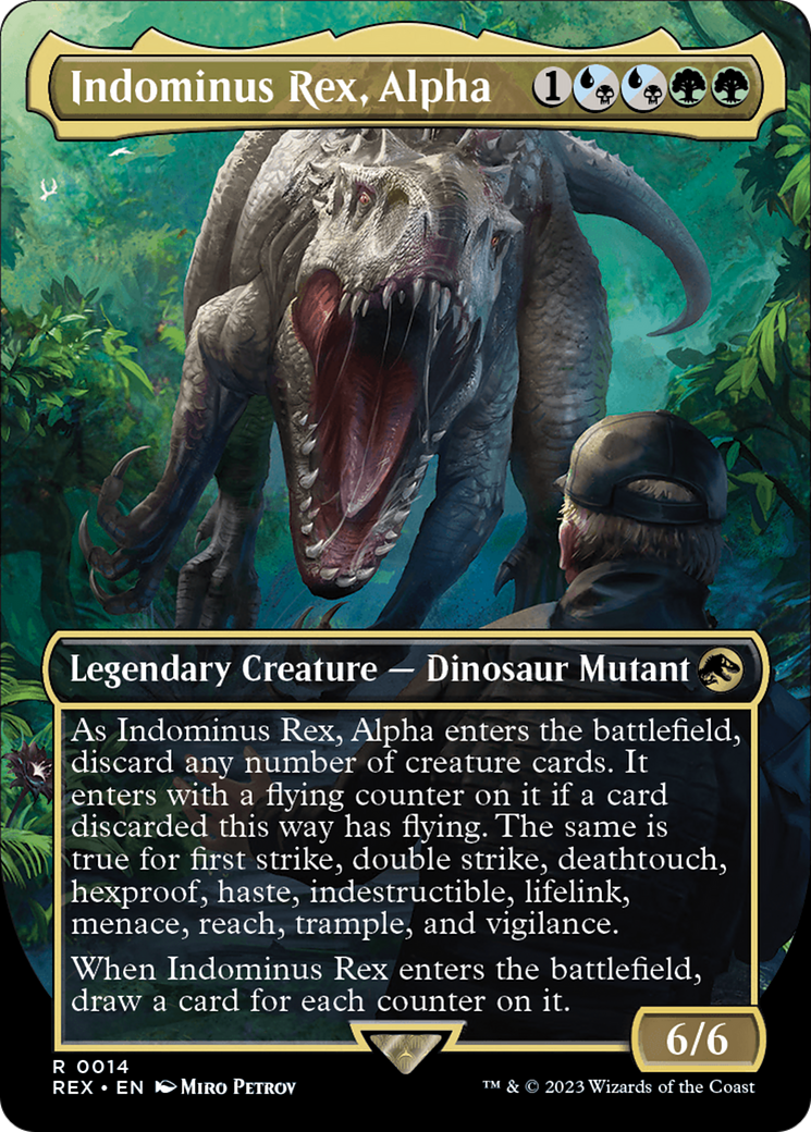 Indominus Rex, Alpha (Borderless) [Jurassic World Collection] | Anubis Games and Hobby