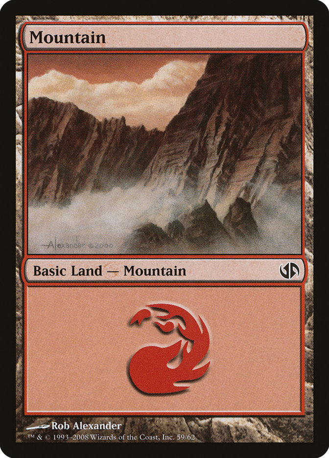 Mountain (59) [Duel Decks: Jace vs. Chandra] | Anubis Games and Hobby