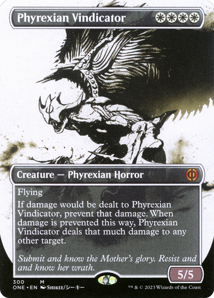 Phyrexian Vindicator (Borderless Ichor) [Phyrexia: All Will Be One] | Anubis Games and Hobby