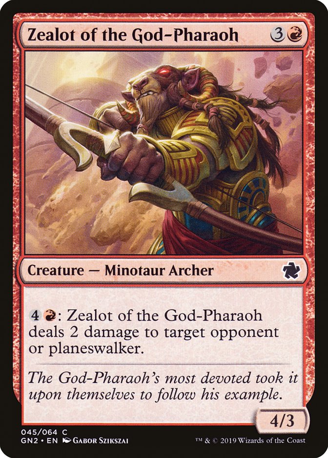 Zealot of the God-Pharaoh [Game Night 2019] | Anubis Games and Hobby