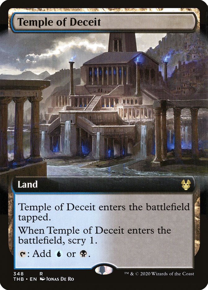 Temple of Deceit (Extended Art) [Theros Beyond Death] | Anubis Games and Hobby