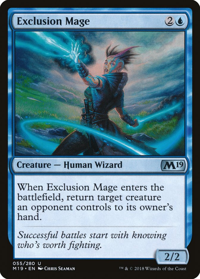 Exclusion Mage [Core Set 2019] | Anubis Games and Hobby