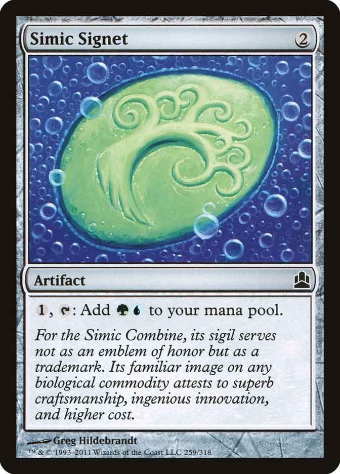 Simic Signet [Commander 2011] | Anubis Games and Hobby