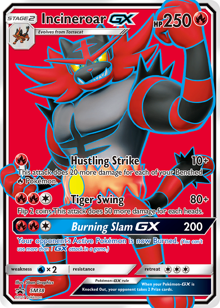 Incineroar GX (SM38) [Sun & Moon: Black Star Promos] | Anubis Games and Hobby