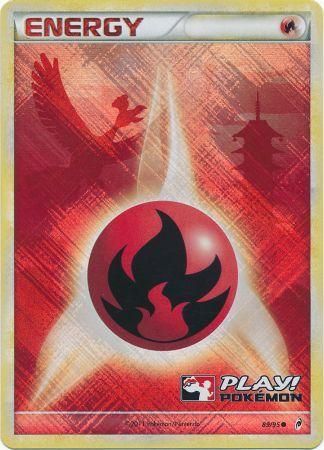 Fire Energy (89/95) (Play Pokemon Promo) [HeartGold & SoulSilver: Call of Legends] | Anubis Games and Hobby