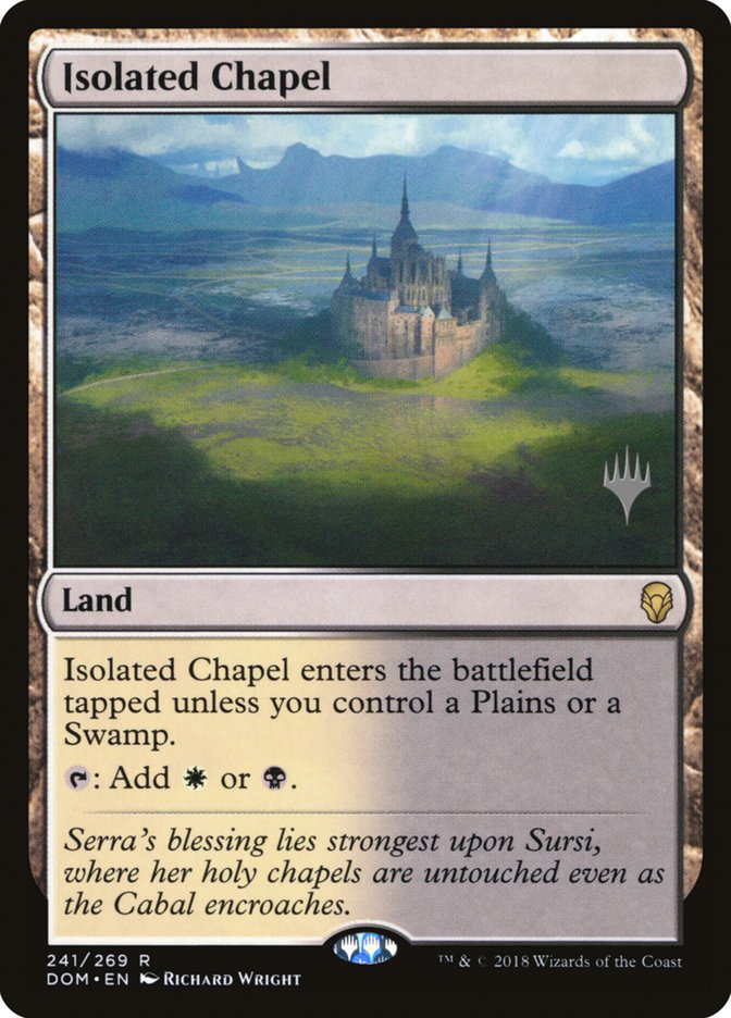 Isolated Chapel (Promo Pack) [Dominaria Promos] | Anubis Games and Hobby