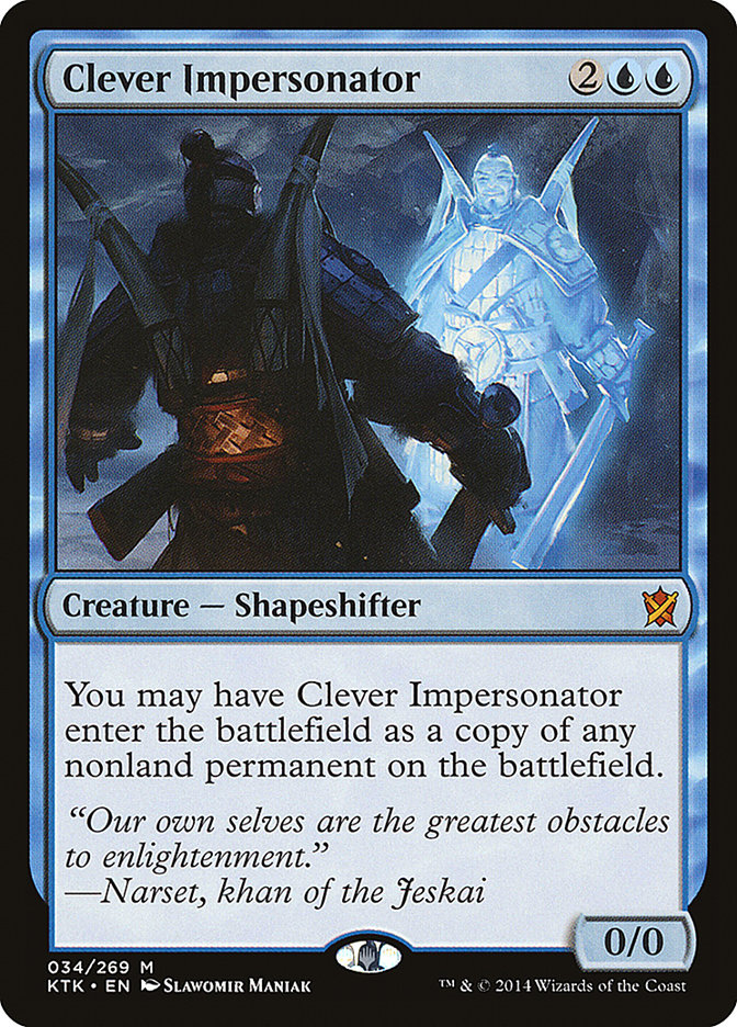 Clever Impersonator [Khans of Tarkir] | Anubis Games and Hobby