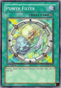 Power Filter [The Duelist Genesis] [TDGS-EN058] | Anubis Games and Hobby