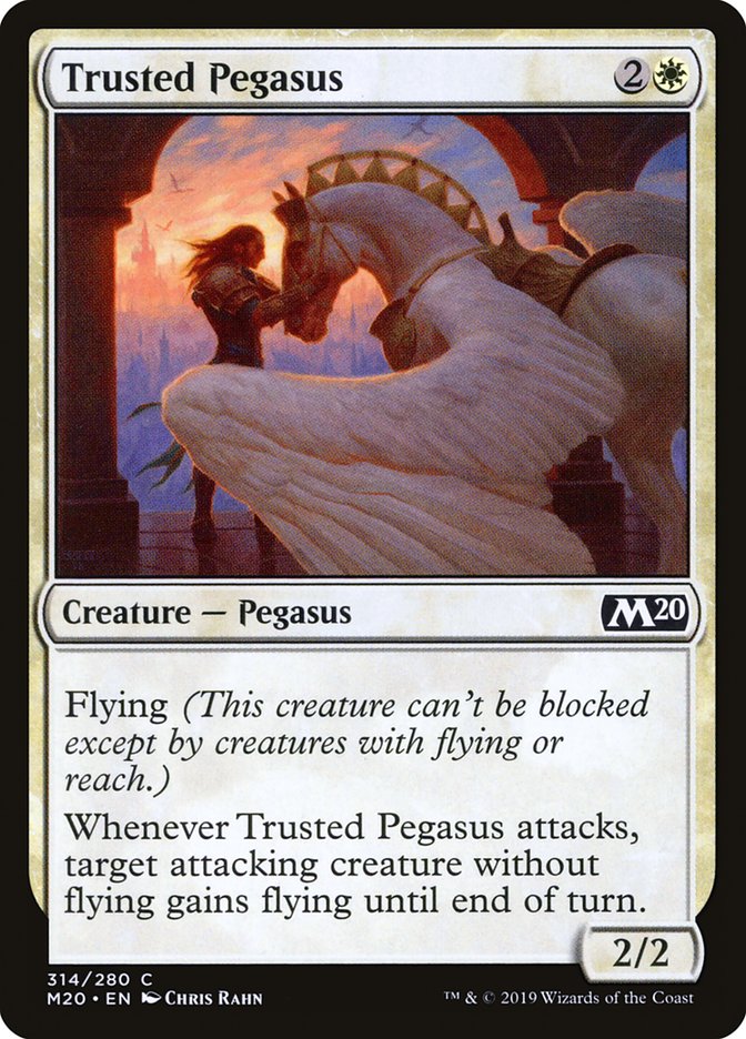 Trusted Pegasus [Core Set 2020] | Anubis Games and Hobby