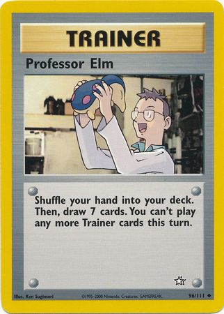 Professor Elm (96/111) [Neo Genesis Unlimited] | Anubis Games and Hobby