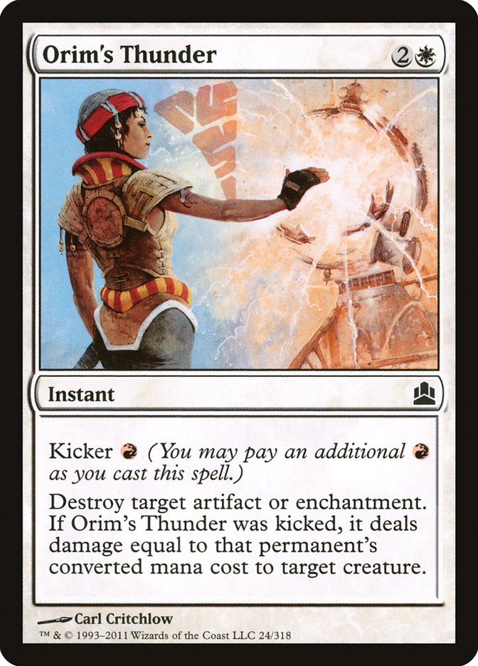 Orim's Thunder [Commander 2011] | Anubis Games and Hobby