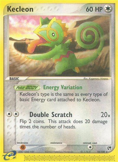 Kecleon (18/100) [EX: Sandstorm] | Anubis Games and Hobby