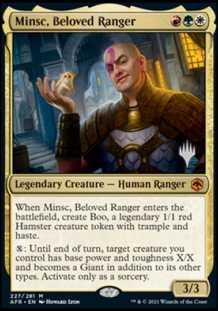 Minsc, Beloved Ranger (Promo Pack) [Dungeons & Dragons: Adventures in the Forgotten Realms Promos] | Anubis Games and Hobby