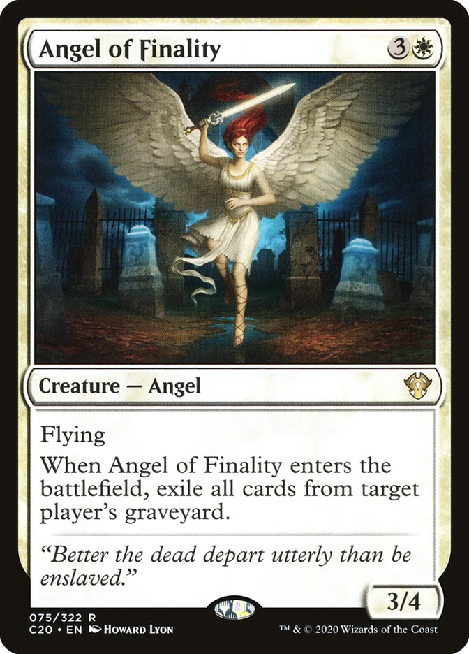 Angel of Finality [Commander 2020] | Anubis Games and Hobby