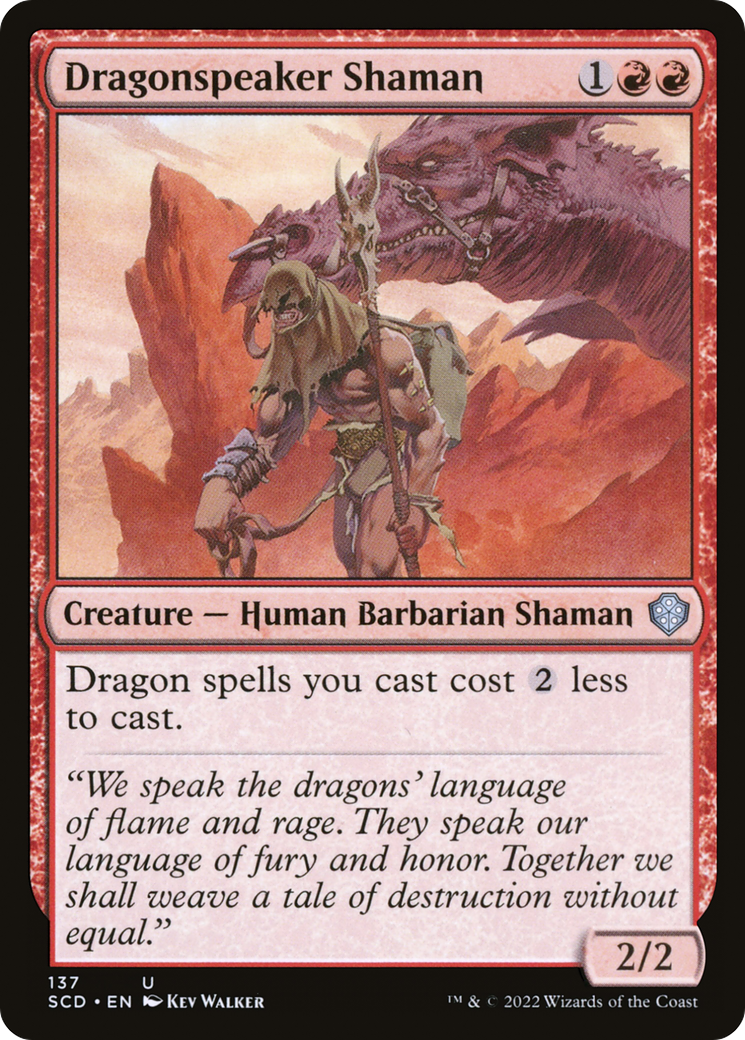 Dragonspeaker Shaman [Starter Commander Decks] | Anubis Games and Hobby