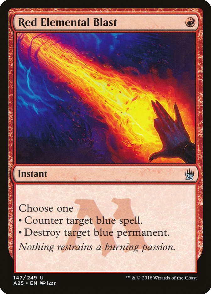 Red Elemental Blast [Masters 25] | Anubis Games and Hobby