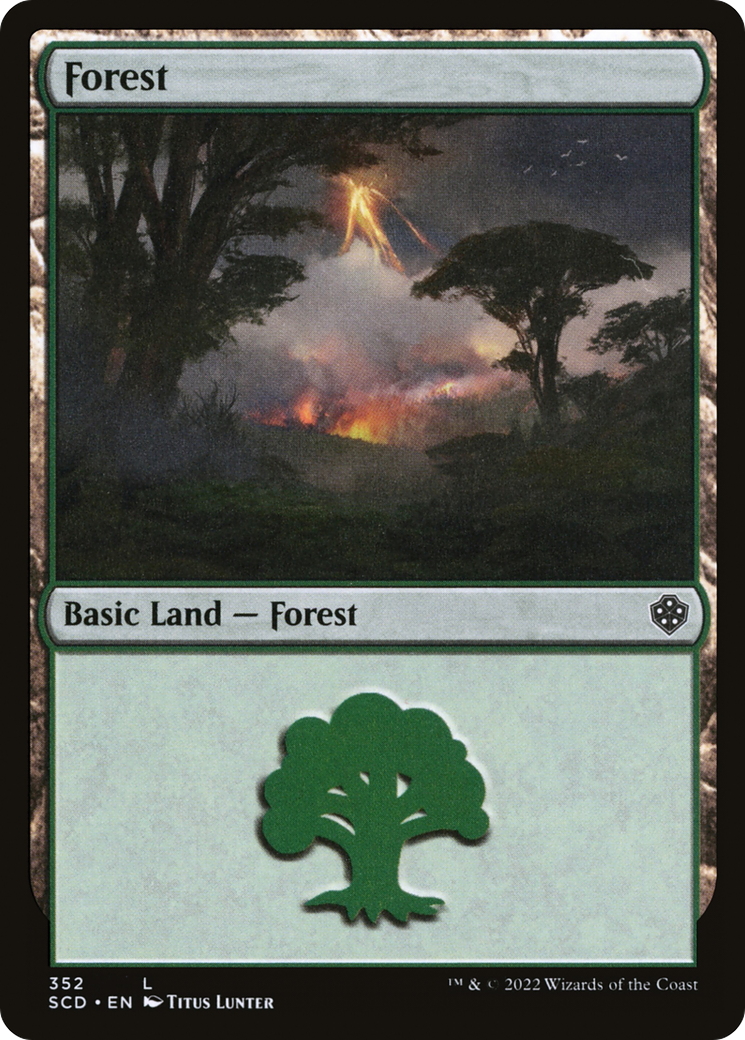 Forest (352) [Starter Commander Decks] | Anubis Games and Hobby