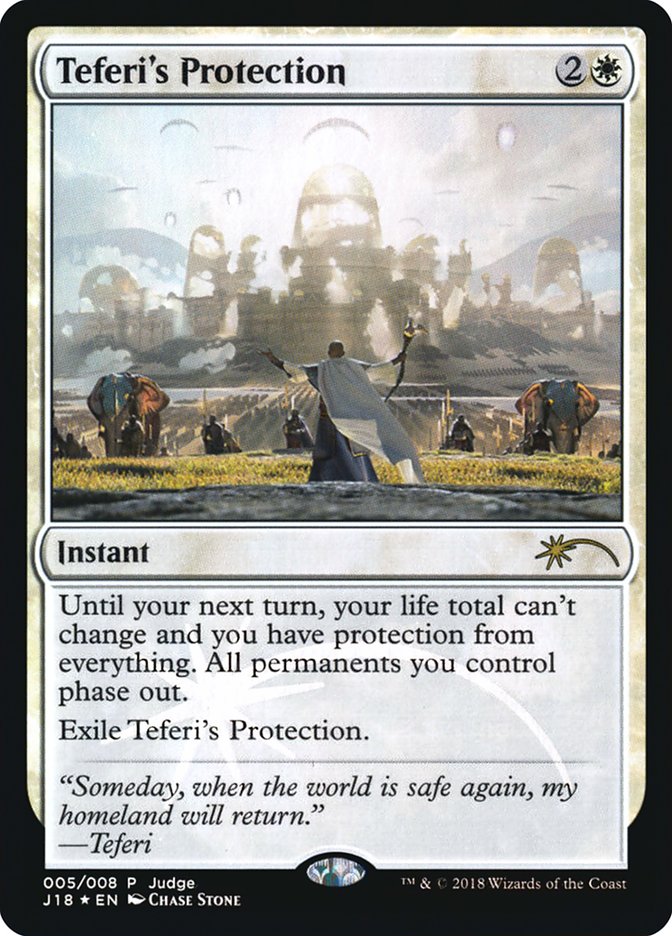 Teferi's Protection [Judge Gift Cards 2018] | Anubis Games and Hobby