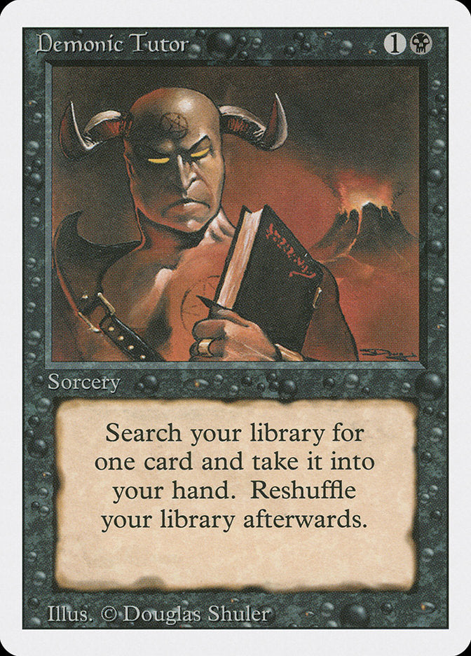 Demonic Tutor [Revised Edition] | Anubis Games and Hobby