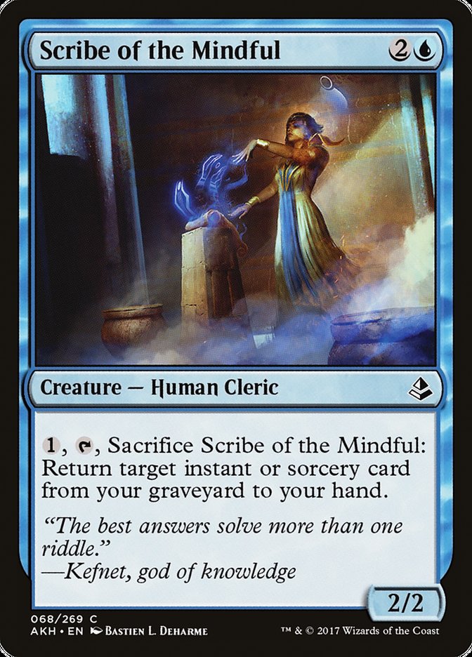 Scribe of the Mindful [Amonkhet] | Anubis Games and Hobby