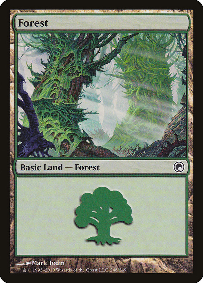 Forest (246) [Scars of Mirrodin] | Anubis Games and Hobby