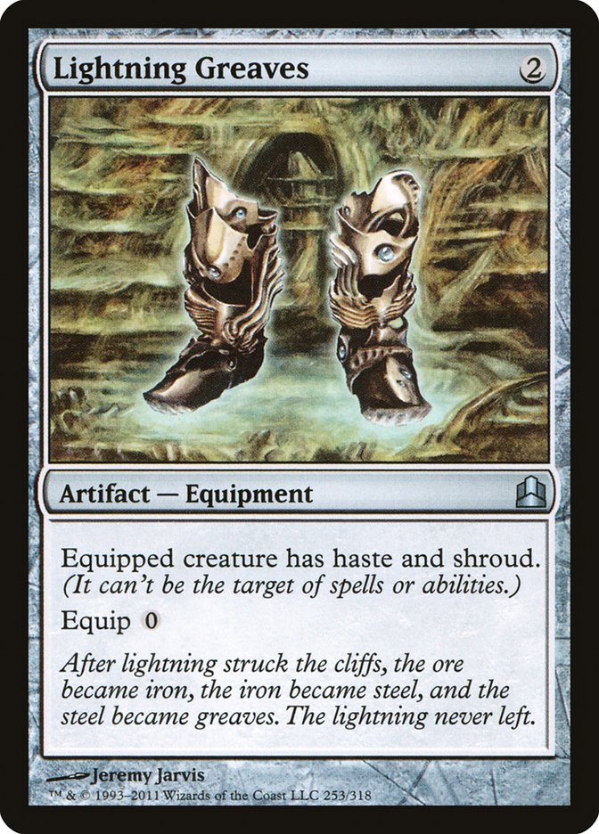 Lightning Greaves [Commander 2011] | Anubis Games and Hobby