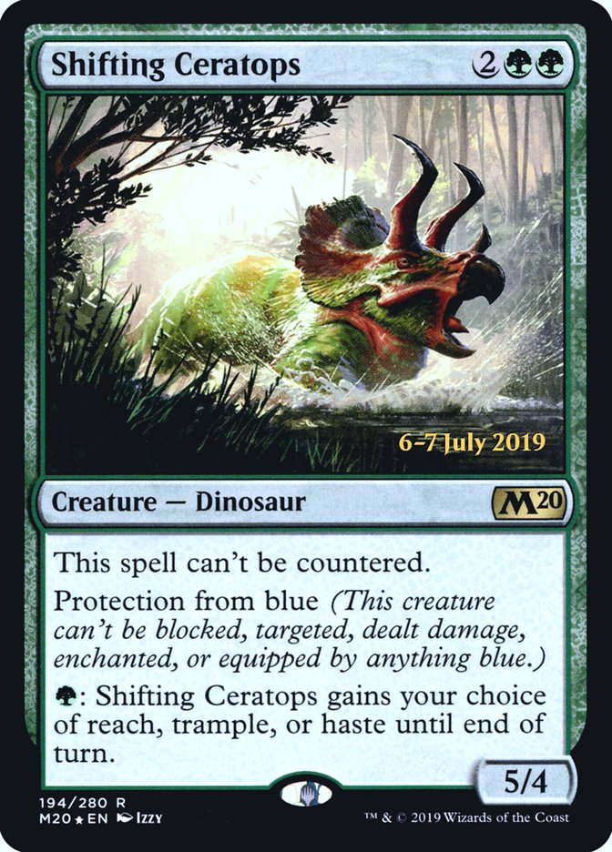 Shifting Ceratops [Core Set 2020 Prerelease Promos] | Anubis Games and Hobby