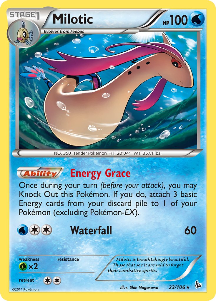 Milotic (23/106) (Theme Deck Exclusive) [XY: Flashfire] | Anubis Games and Hobby