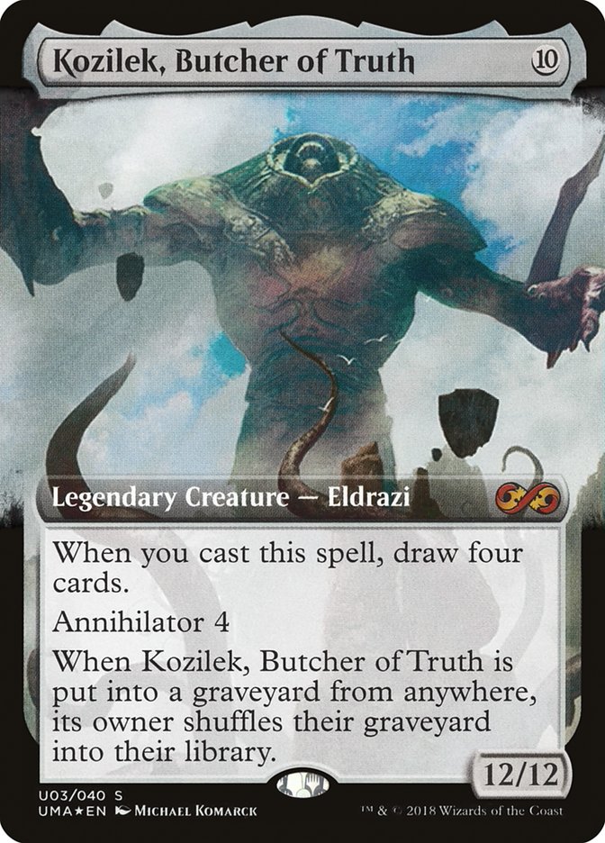 Kozilek, Butcher of Truth (Topper) [Ultimate Masters Box Topper] | Anubis Games and Hobby