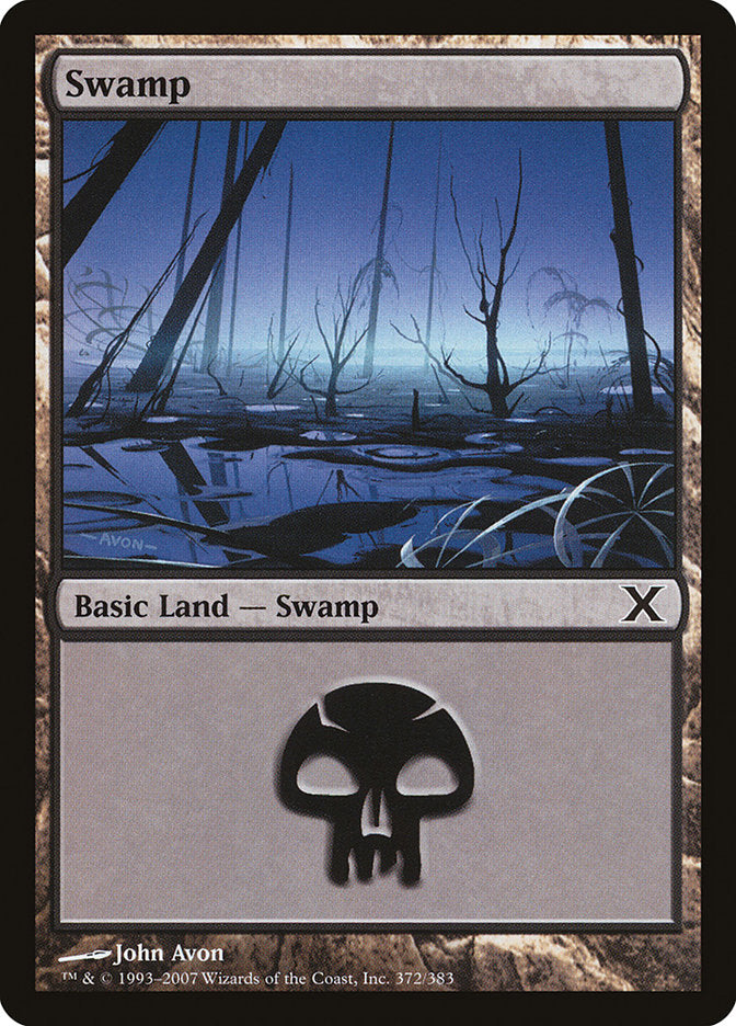 Swamp (372) [Tenth Edition] | Anubis Games and Hobby