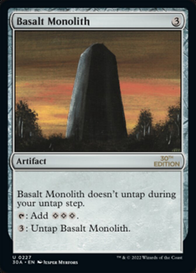 Basalt Monolith [30th Anniversary Edition] | Anubis Games and Hobby