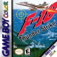 F-18 Thunder Strike - GameBoy Color | Anubis Games and Hobby